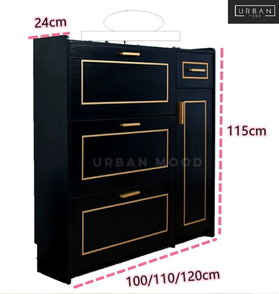 ICONIC Modern Ultra Slim Shoe Cabinet