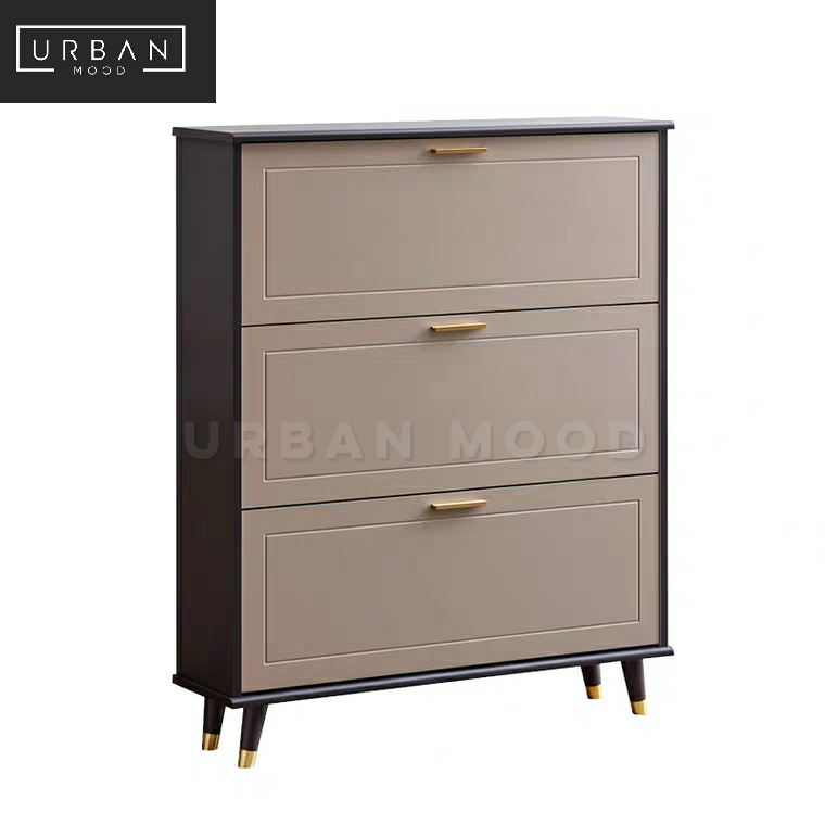 DUNE Modern Ultra Slim Shoe Cabinet