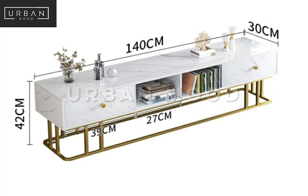 SHERBET Modern Marble TV Console