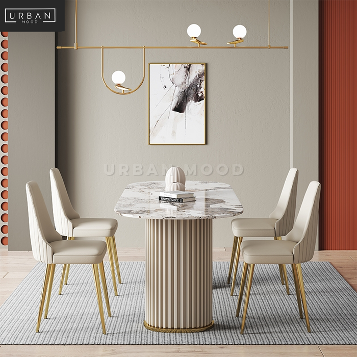 PRALINE Modern Marble Dining Table