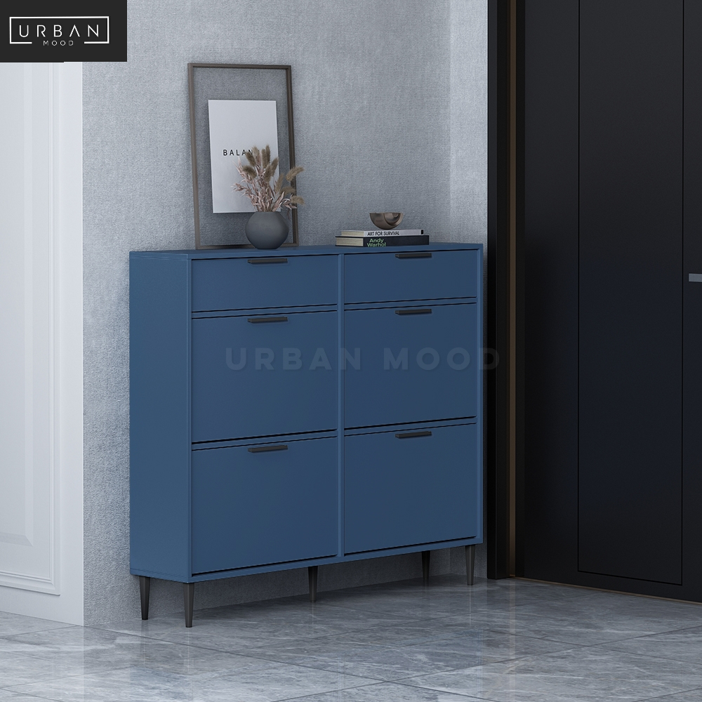 KANSAS Modern Ultra Slim Shoe Cabinet