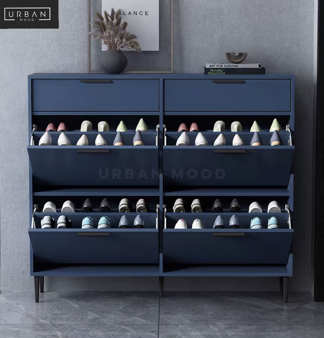 KANSAS Modern Ultra Slim Shoe Cabinet