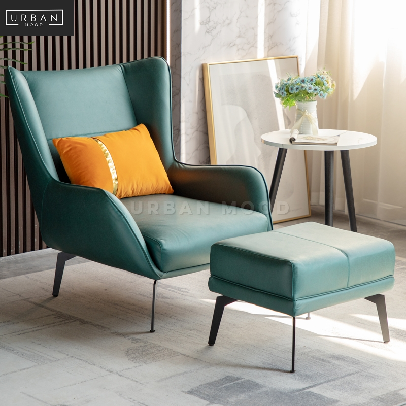 OCEAN Modern Leather Armchair