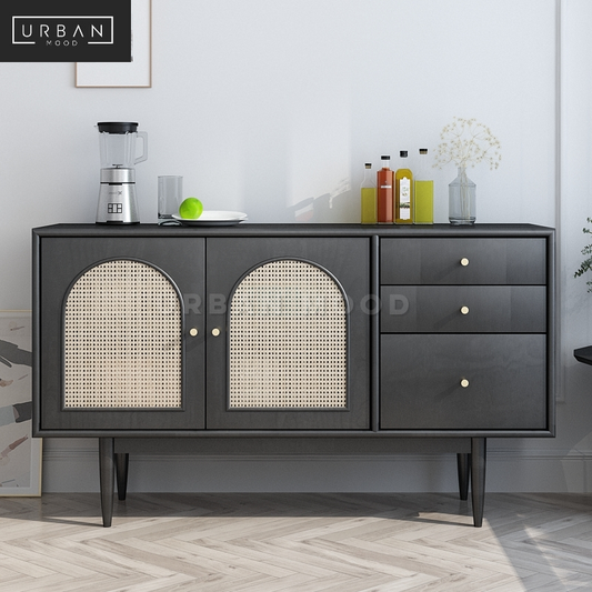 MAGNUS Retro Rattan Sideboard