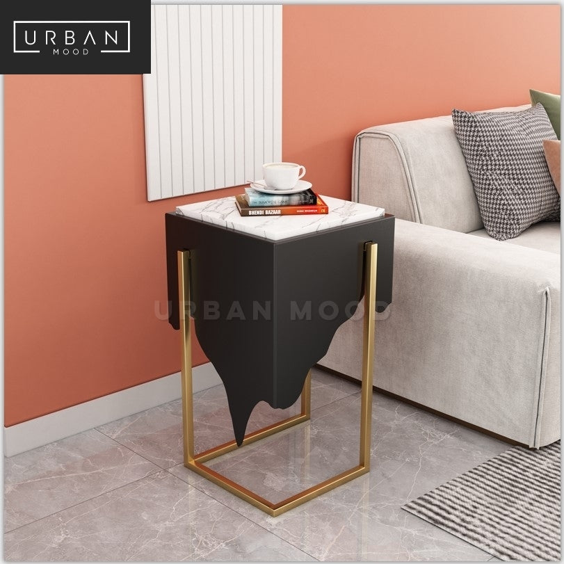 SOIREE Modern Marble Side Table