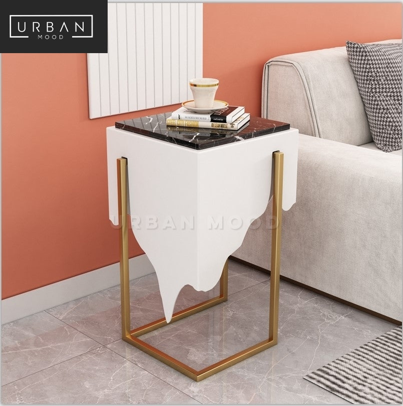 SOIREE Modern Marble Side Table