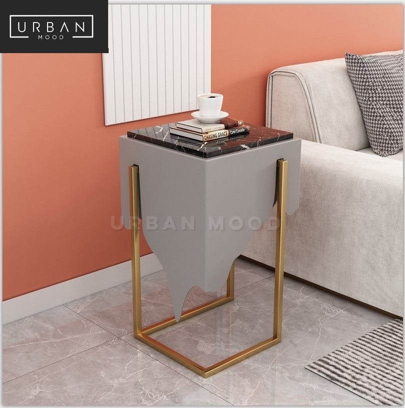 SOIREE Modern Marble Side Table