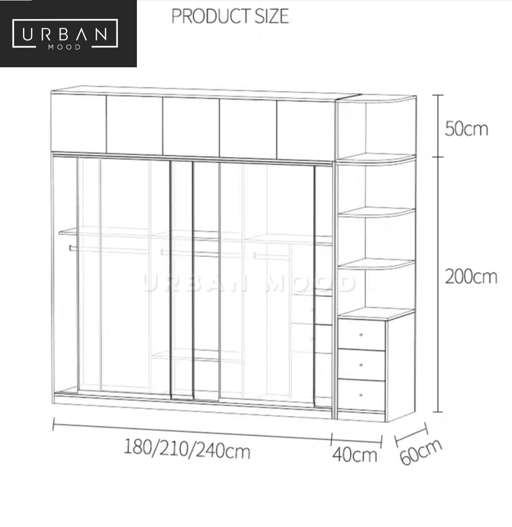 URBANE Modern Industrial Wardrobe