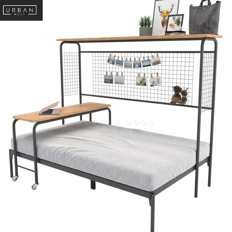 SHAKER Industrial Study Bedframe