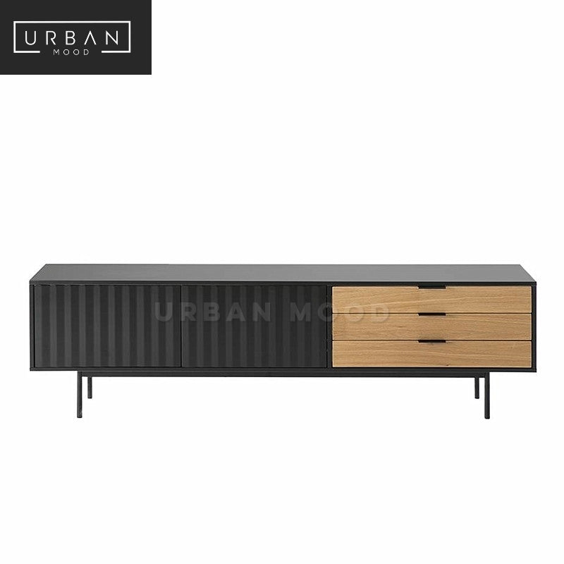 TREY Modern Industrial TV Console