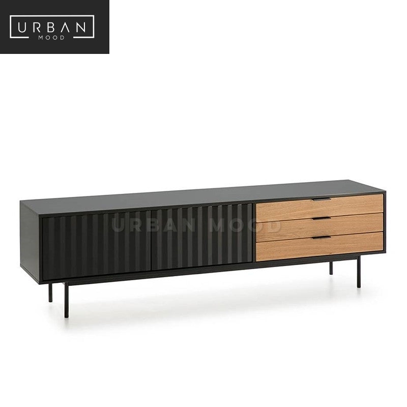 TREY Modern Industrial TV Console