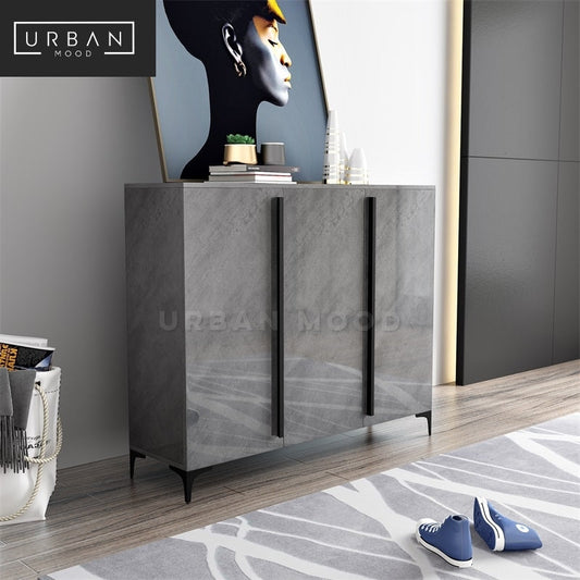 COLLE Modern Slate Shoe Cabinet