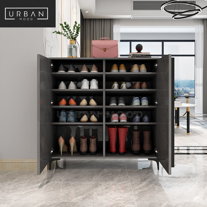 COLLE Modern Slate Shoe Cabinet