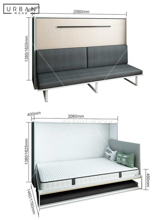 COVET Modern Convertible Sofa Bed