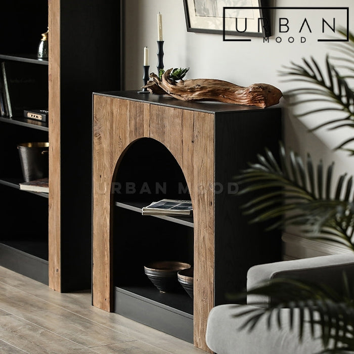 TRIBUTE Industrial Solid Wood Display Shelf