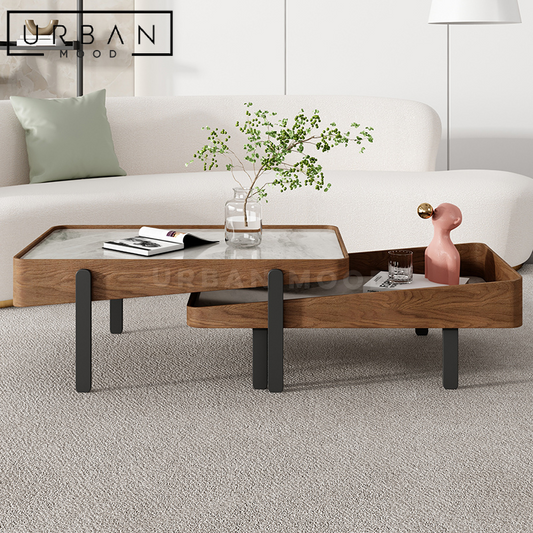 CLEMENT Modern Marble Nesting Coffee Table