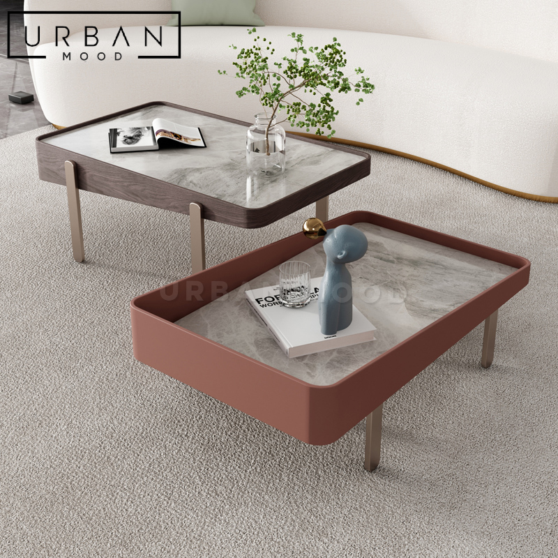 CLEMENT Modern Marble Nesting Coffee Table