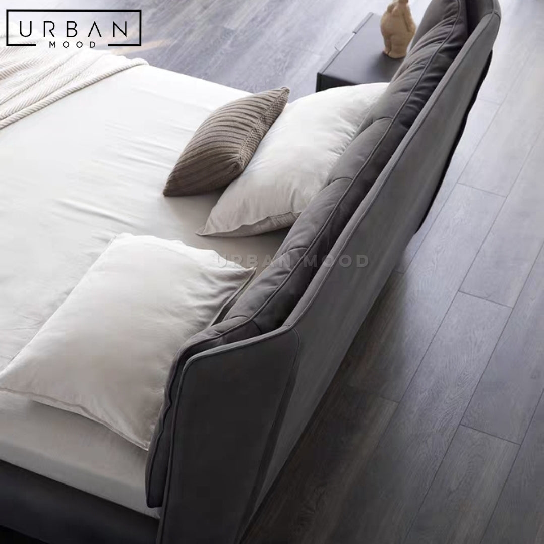 MERIN Modern Leather Bedframe