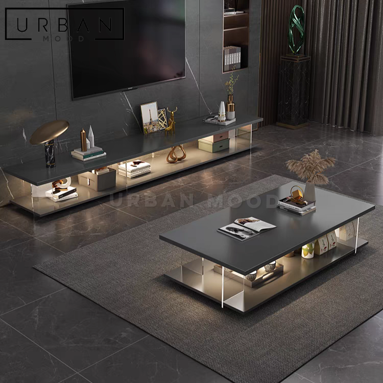 LUMINOS Modern LED TV Console