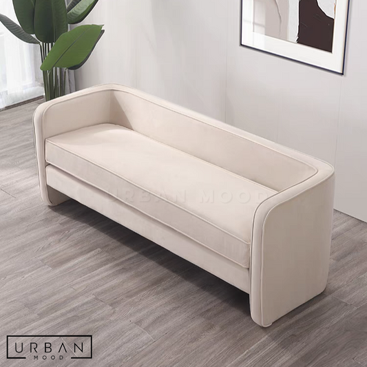 LYSA Modern Fabric Bench