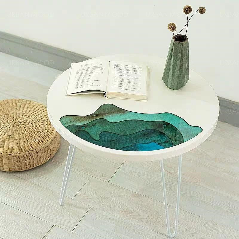 MALTA Solid Wood Epoxy River Coffee Table