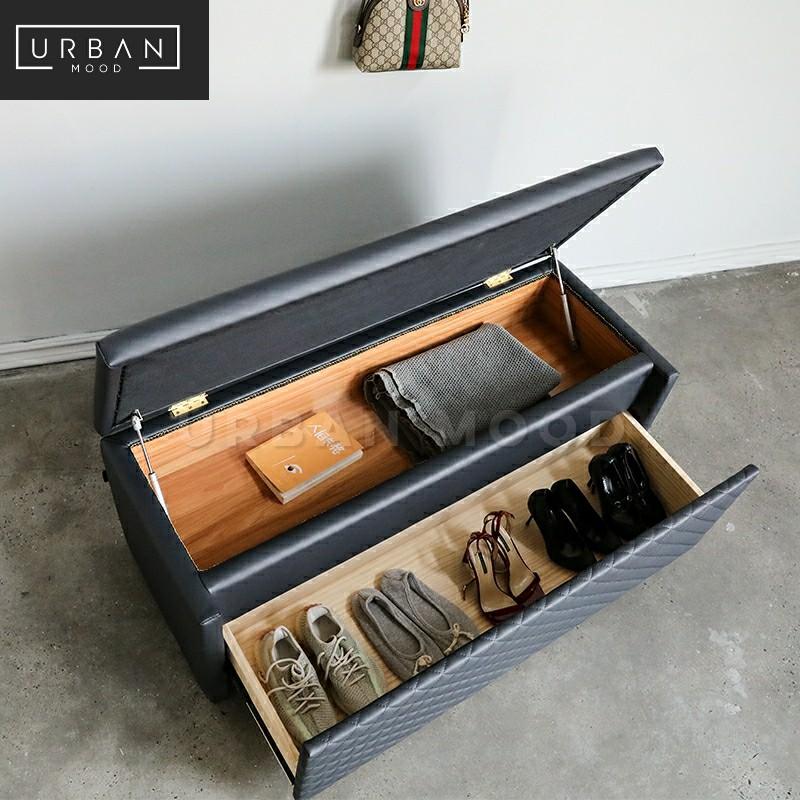 MARIN Modern Foyer Storage Bench