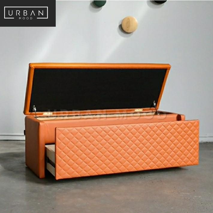 MARIN Modern Foyer Storage Bench