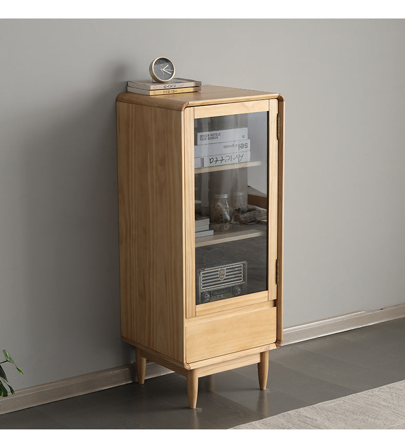 MICHEAL Glass Display Dining Cabinet Modern