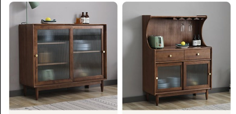 MILES Buffet Hutch Solid Wood Cabinet