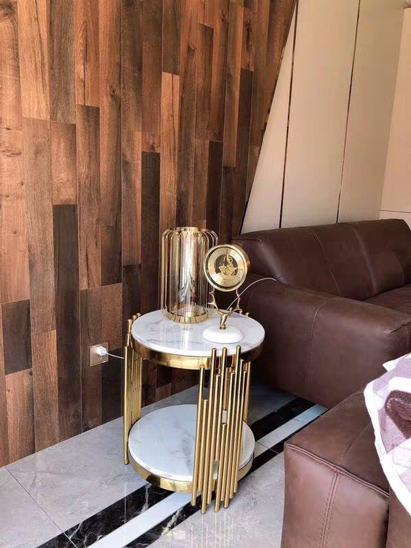 MISHA Luxury Gold Side Table