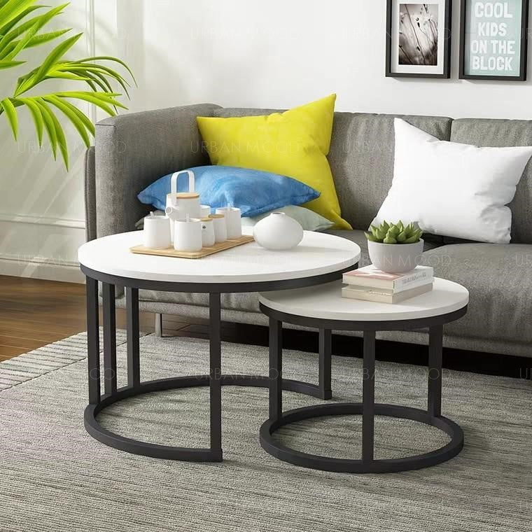 MOD Monochrome Round Coffee Table