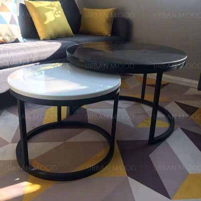 MOD Monochrome Round Coffee Table