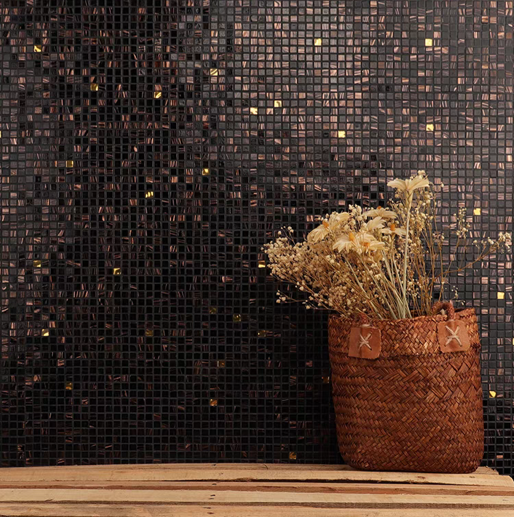 MSC1007 | Tiger Eye Mosaic Wall Tile