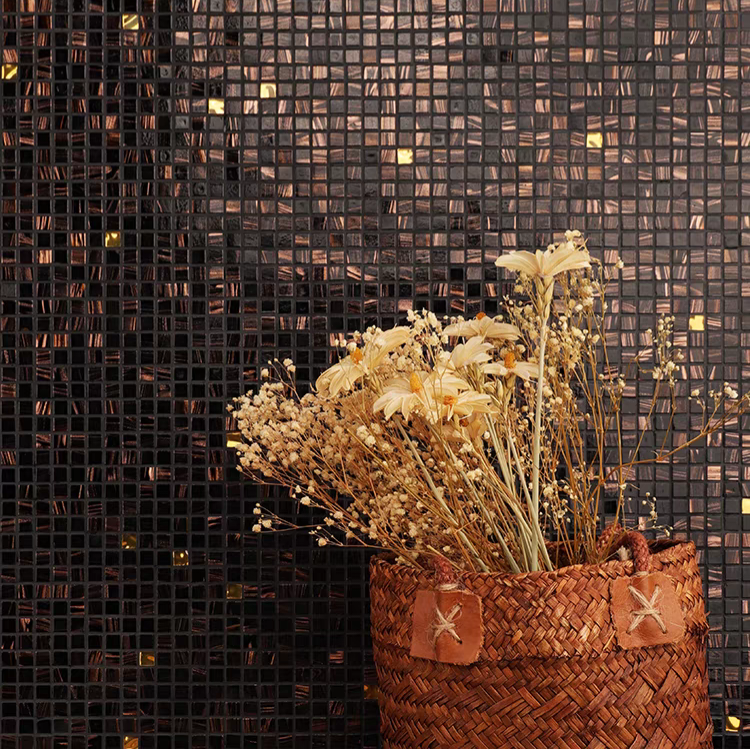 MSC1007 | Tiger Eye Mosaic Wall Tile