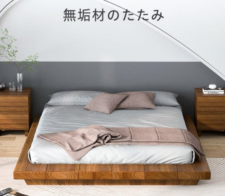 MYLA JAPAN Tatami Bed Japanese Style Solid Wood