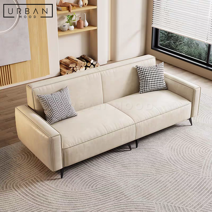 MADDY Modern Leathaire Sofa