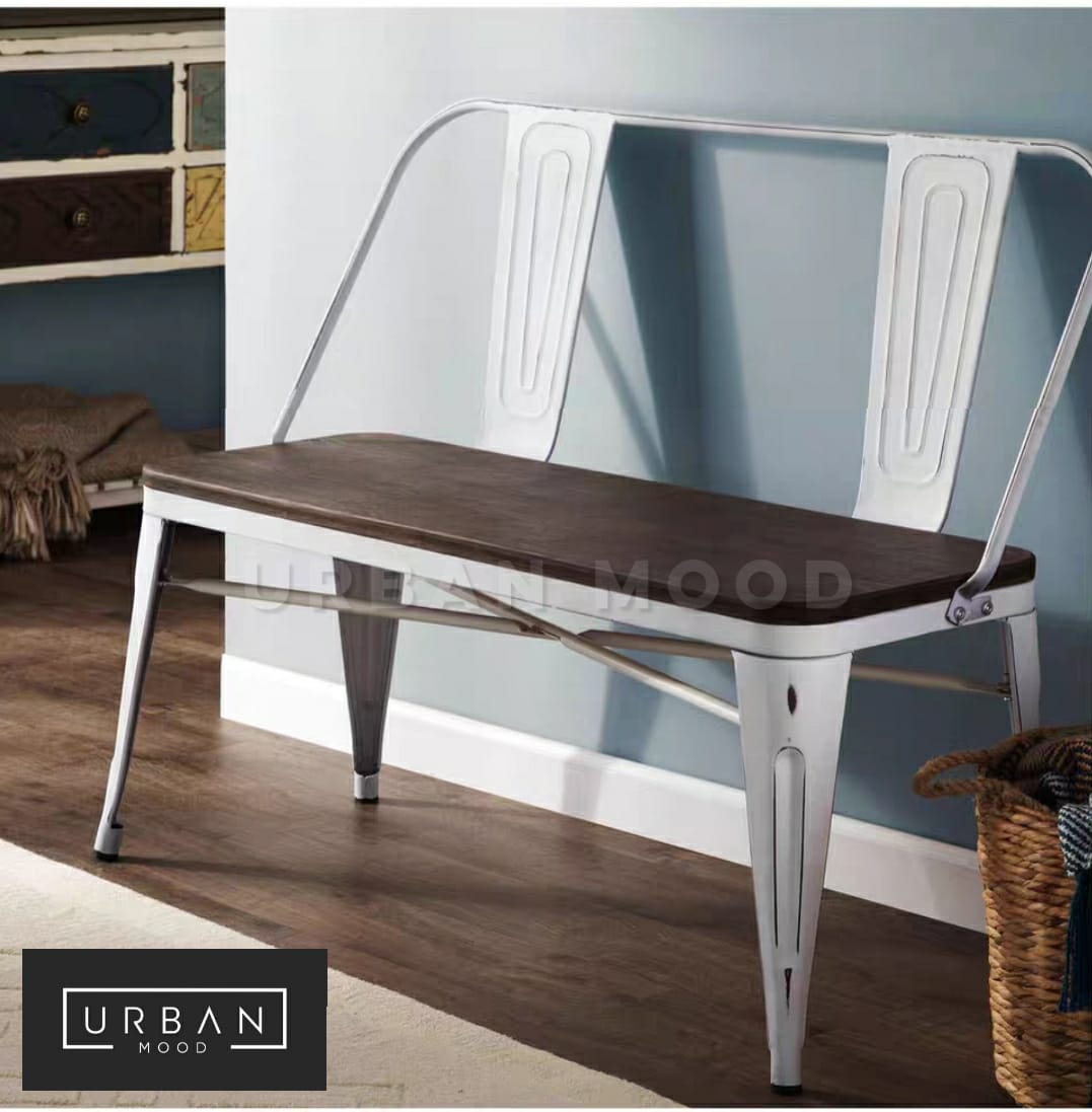 MEDIAN Industrial Tolix Dining Bench