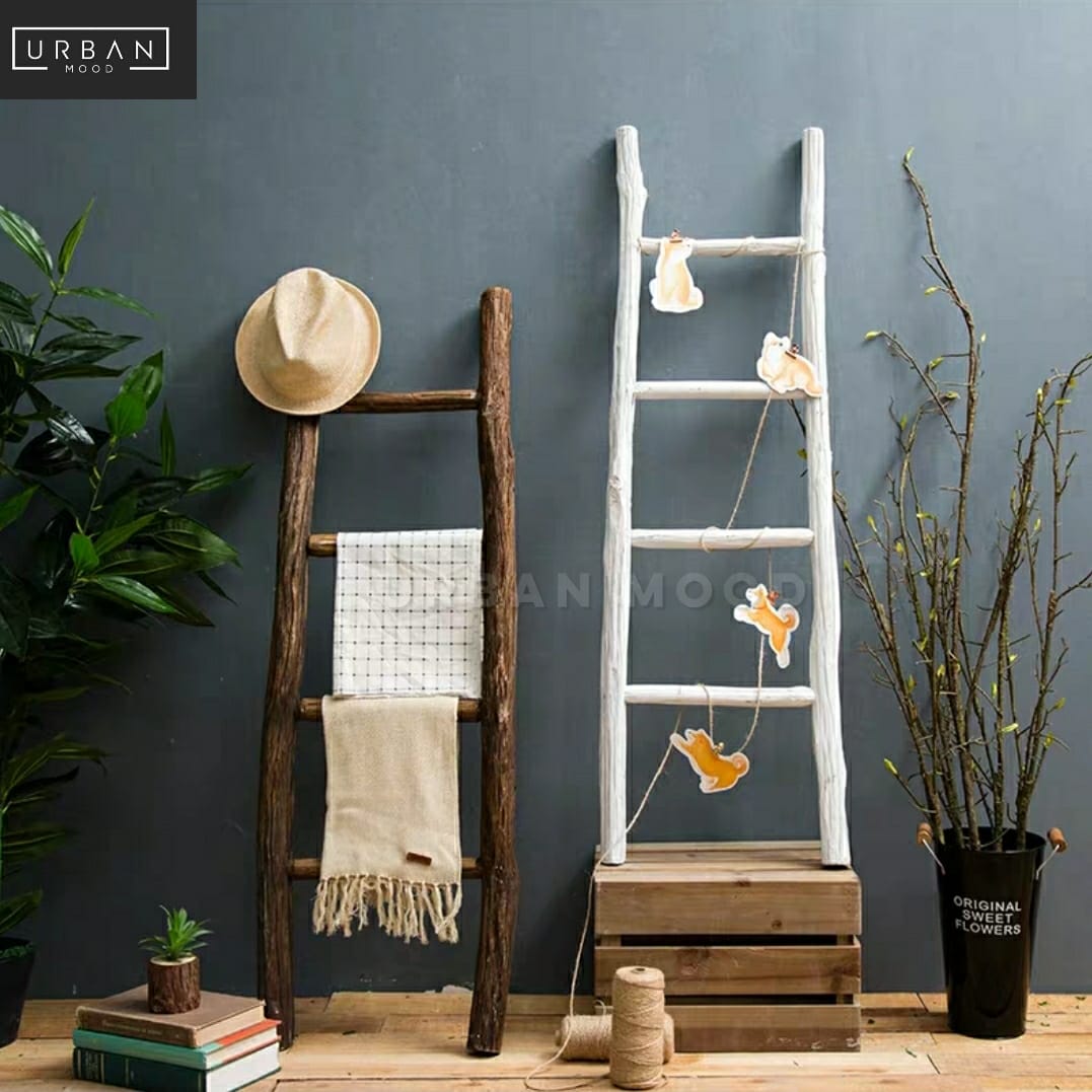 MOBLER Solid Wood Ladder Rack