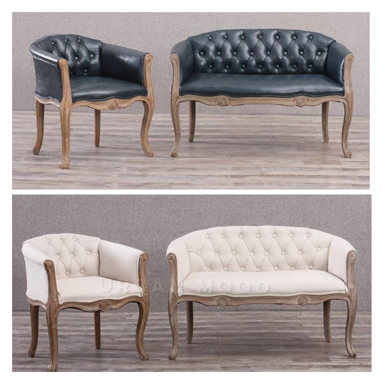 MONARCH Vintage Sofa