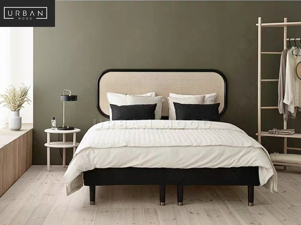 MONTAGE Vintage Rattan Bedframe