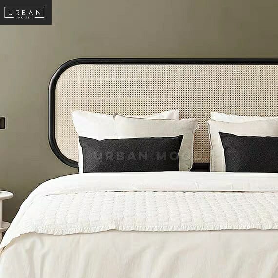 MONTAGE Vintage Rattan Bedframe