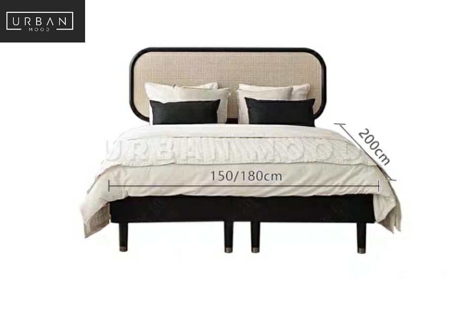 MONTAGE Vintage Rattan Bedframe