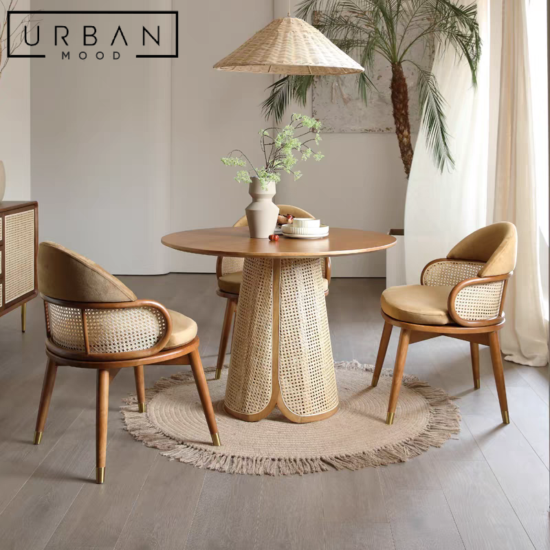 MOSCA Japandi Round Dining Table