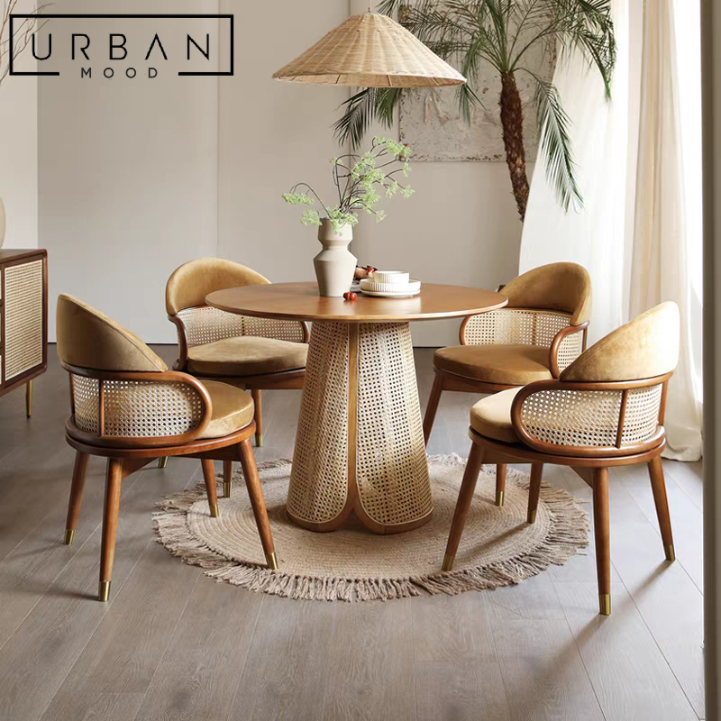 MOSCA Japandi Round Dining Table