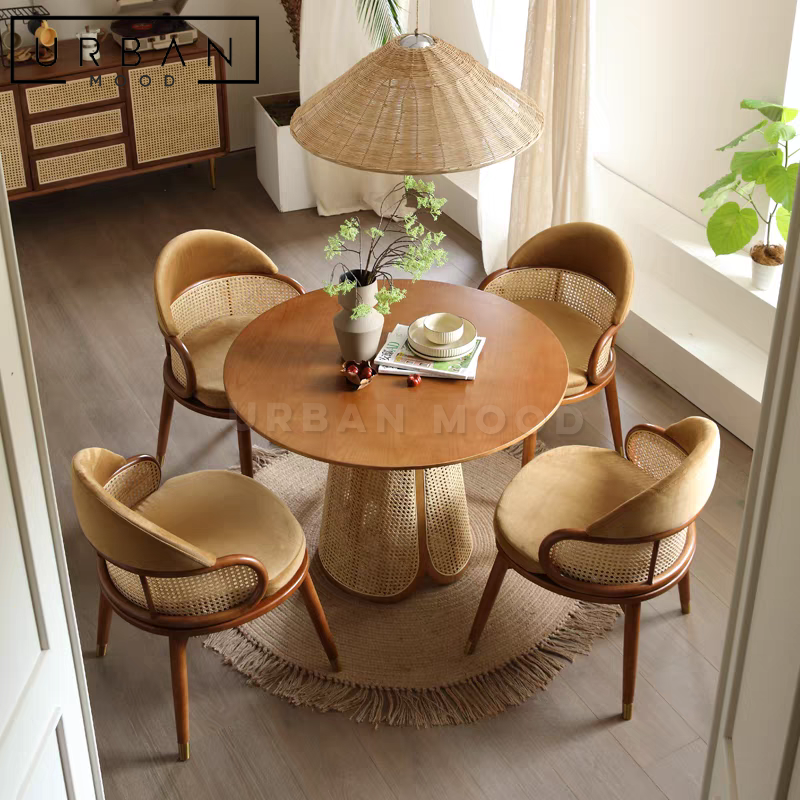 MOSCA Japandi Round Dining Table