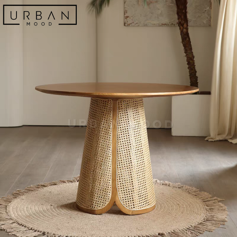 MOSCA Japandi Round Dining Table