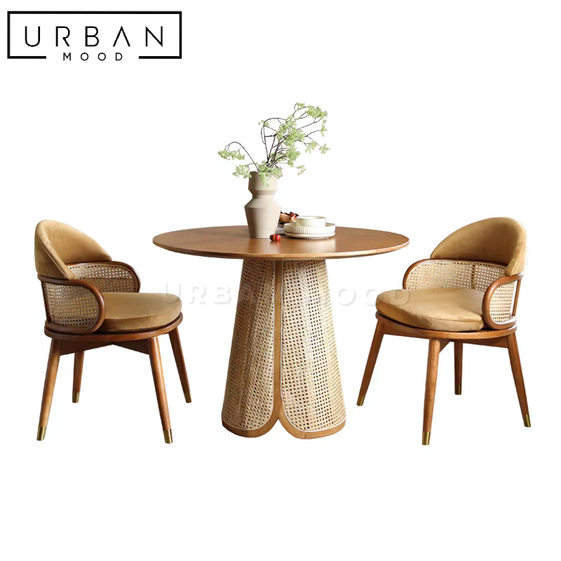 MOSCA Japandi Round Dining Table