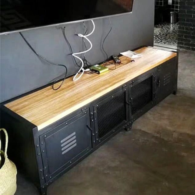 CULLEN Modern Industrial Metal TV Cabinet