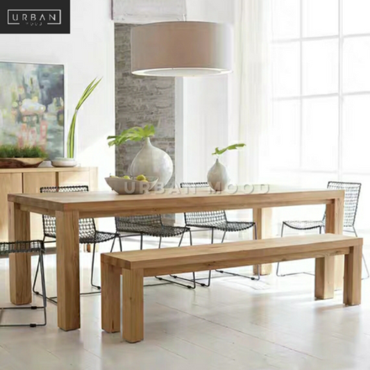 MARVIN Scandinavian Solid Wood Dining Table