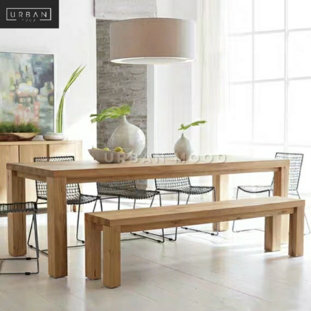 (Clearance) MARVIN Scandinavian Solid Wood Dining Table